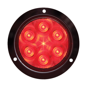 FLEET Count™ Red Stop/Turn/Tail Light With Flange Mount - Weathertight Connection