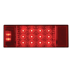Optronics® LED Miro-Flex™ Red LED Low Profile Combination Tail Light - Driver Side