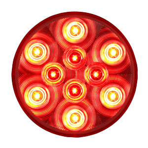 Optronics® LED Clear Lens, Red Stop/Turn/Tail Light