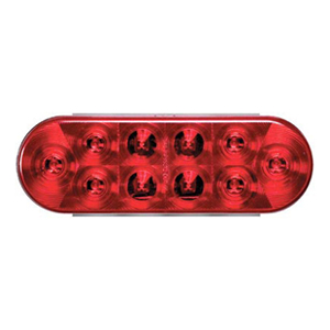 Optronics® 6" Oval Red LED Light
