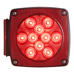 Optronics® LED Red Combination Tail Light, Driver Side