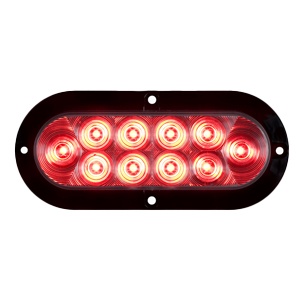 Optronics® LED Clear Lens, Red Stop/Turn/Tail Light, Hard Wired
