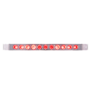Optronics® LED Clear Lens, Red Stop/Turn/Tail Light, Hard Wired