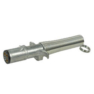 4-Way Metal Connector Plug with Cable Guard