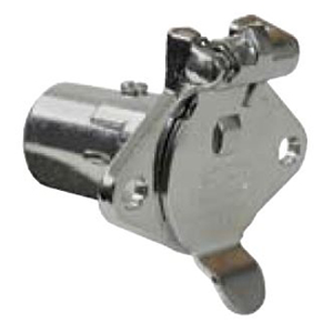 4-Way Metal Connector Chrome Diecast Socket