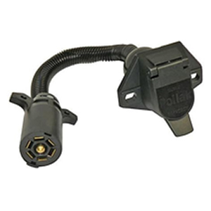 7-Way RV Nylon Plug To 7-Way Nylon Socket