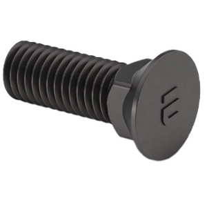 Plow Bolt, Grade 8, #3 Head, Plain Finish