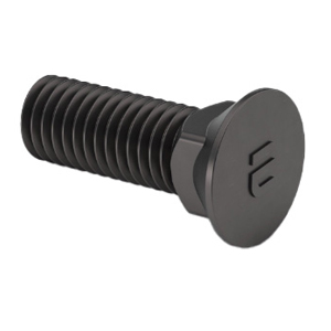 Plow Bolt, Grade 8, #3 Head, Plain Finish