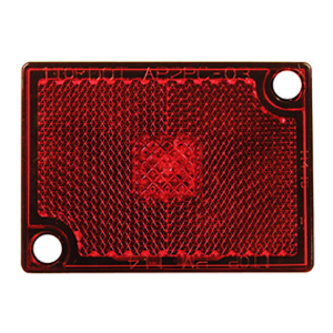 Peterson® Red Replacement Lens for 114 Clearance/Side Marker Light With Reflex