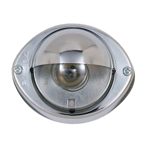 Peterson® Step Well Utility Light With Chrome-Plated Brass Housing and Hood