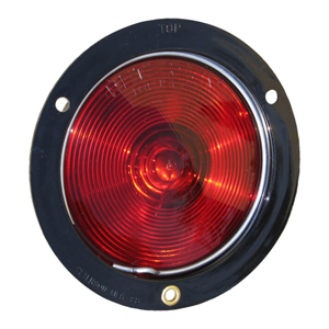 Peterson® 4" Round Flush-Mount Stop/Turn/Tail Light, Double Wire