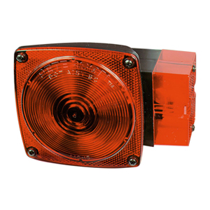 Peterson® Incandescent Combination Light - Thin Line with License Light - Submersible