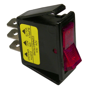 On-Off Rocker Switch - Illuminated