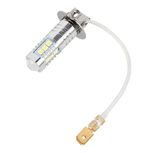 H3 LED Daytime Running Light Bulb with Focusing Lens - Cool White