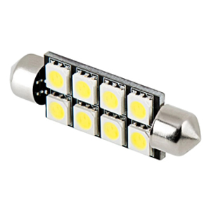 578 LED Bulb - 8 LED Festoon