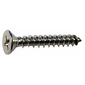 Flat Head Phillips Sheet Metal Screw - Stainless Steel