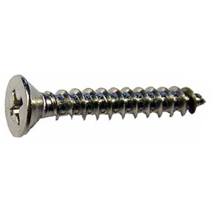 Flat Head Phillips Sheet Metal Screw - Stainless Steel
