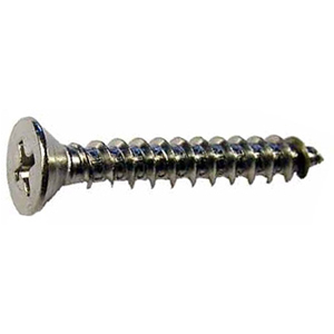 Flat Head Phillips Sheet Metal Screw - Stainless Steel