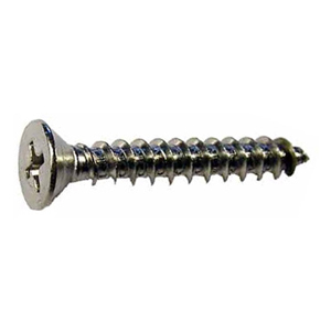 Flat Head Phillips Sheet Metal Screw - Stainless Steel