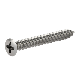 Oval Head Phillips Sheet Metal Screw - Stainless Steel