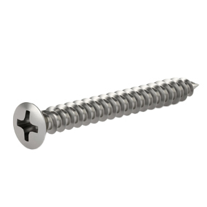 Oval Head Phillips Sheet Metal Screw - Stainless Steel