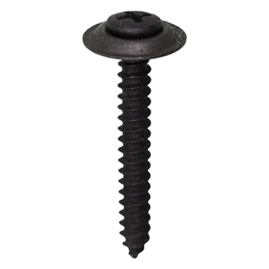 Phillips Oval Head Sems® Countersunk Washer Tapping Screw - Black Phosphate