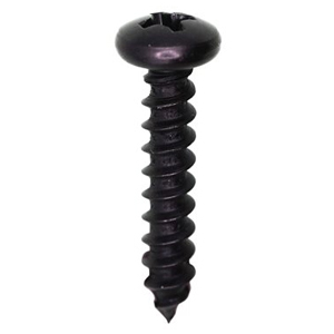 Sheet Metal Screw - Phillips Black Pan Head