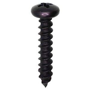 Sheet Metal Screw - Phillips Black Pan Head