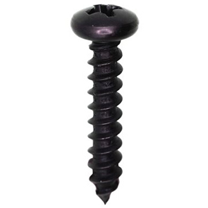 Sheet Metal Screw - Phillips Black Pan Head