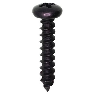 Sheet Metal Screw - Phillips Black Pan Head