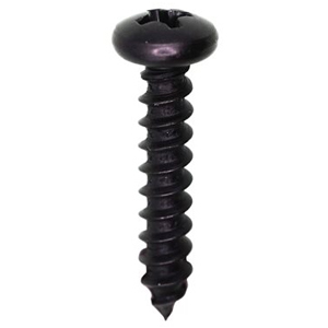Sheet Metal Screw - Phillips Black Pan Head