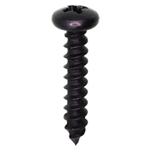 Sheet Metal Screw - Phillips Black Pan Head