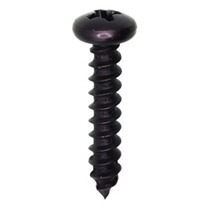 Sheet Metal Screw - Phillips Black Pan Head