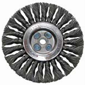 Knotted Wire Wheel Brush with Adapters