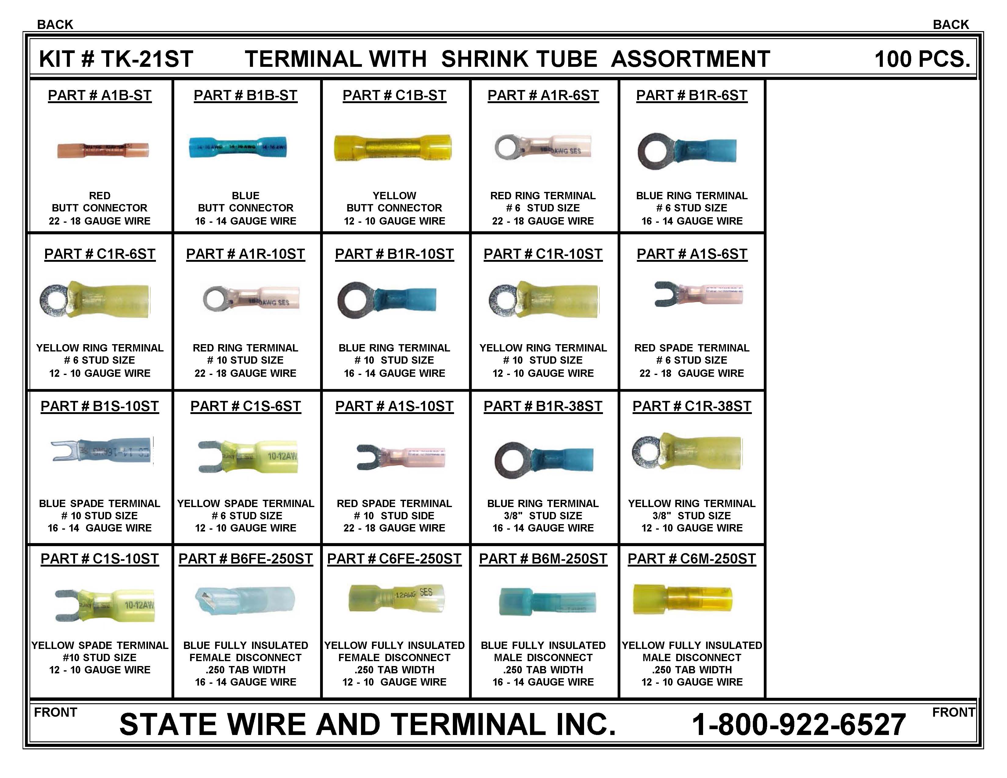 Shrink Tube 100 Piece Kit