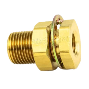 Bulkhead Fitting, Brass Nut