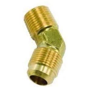 Forged Flare Brass X Male Pipe 45 Degree Elbow