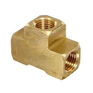 Brass Pipe Tee, Extruded