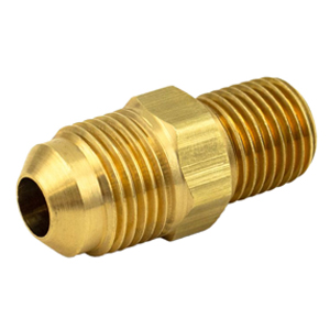 Flare X Male Pipe Connector, Brass