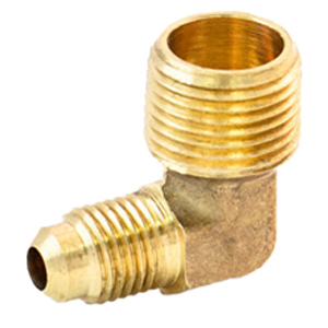 Flare X Male Pipe Elbow, Brass
