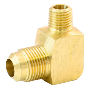 Flare X Male Pipe Elbow, Brass