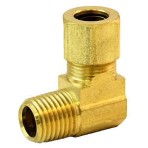 Compression Tee, 90° Male Elbow