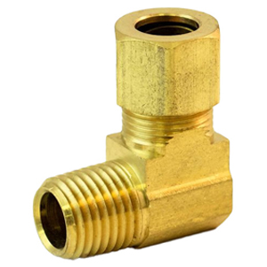 Compression Tee, 90° Male Elbow