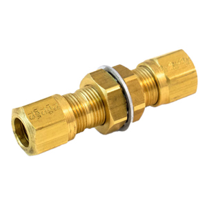 Bulkhead Union, Brass