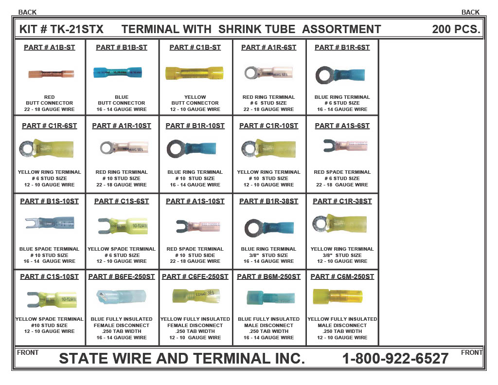 Shrink Tube 200 Piece Kit