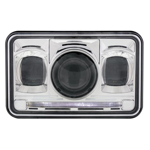 11 High Power LED 4" x 6" Projection Headlight - Low Beam