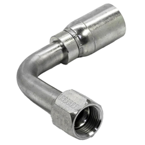 Coll-O-Crimp JIC 37° Female Swivel - Long Drop 90° Tube Elbow - U Series