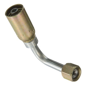 Coll-O-Crimp JIC 37° Female Swivel - Long Drop 90° Tube Elbow - U Series