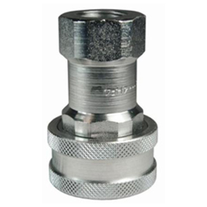 H-Series ISO-B Poppet Valve Female Threaded Coupler