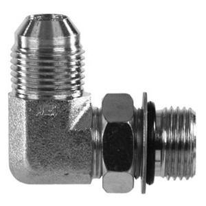 JIC 37° Flare-Twin® 90° Elbow - Straight Thread O-Ring